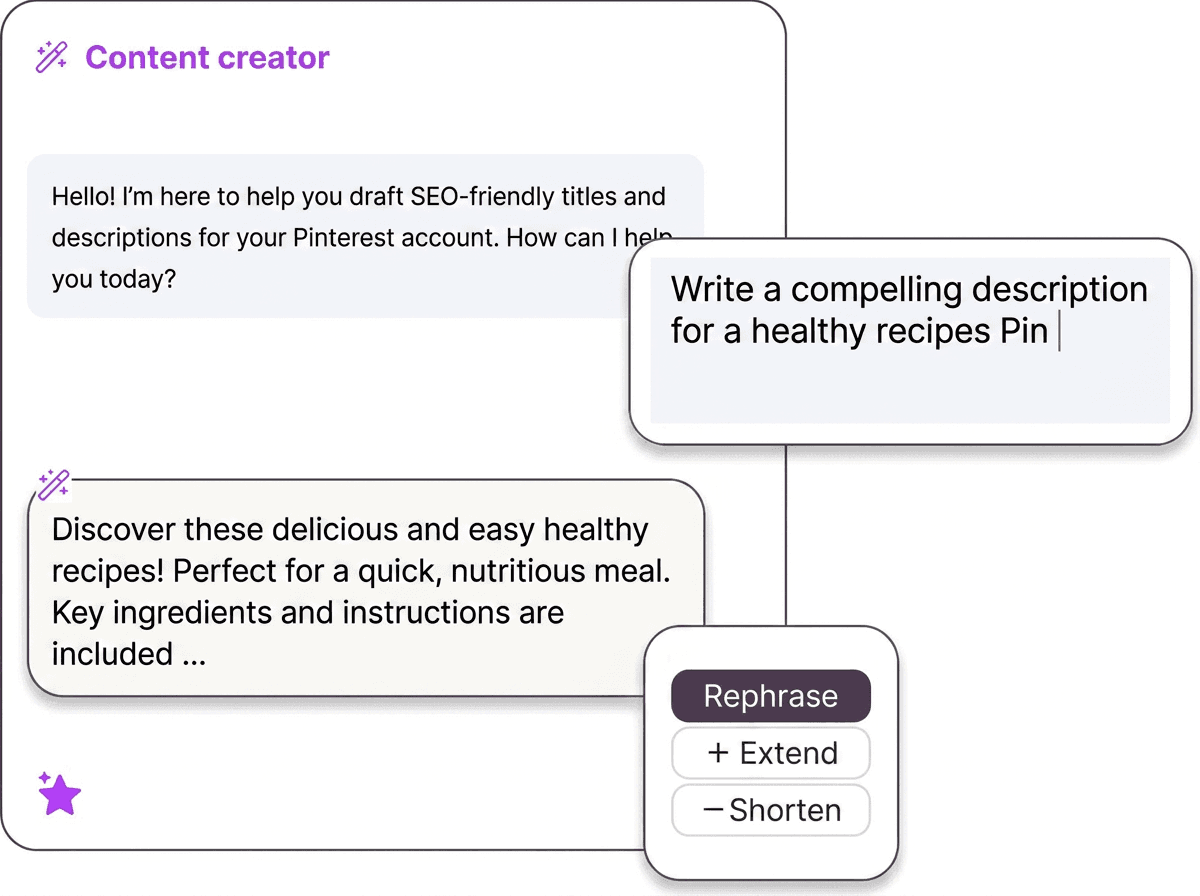 Descriptions and visuals built for discovery