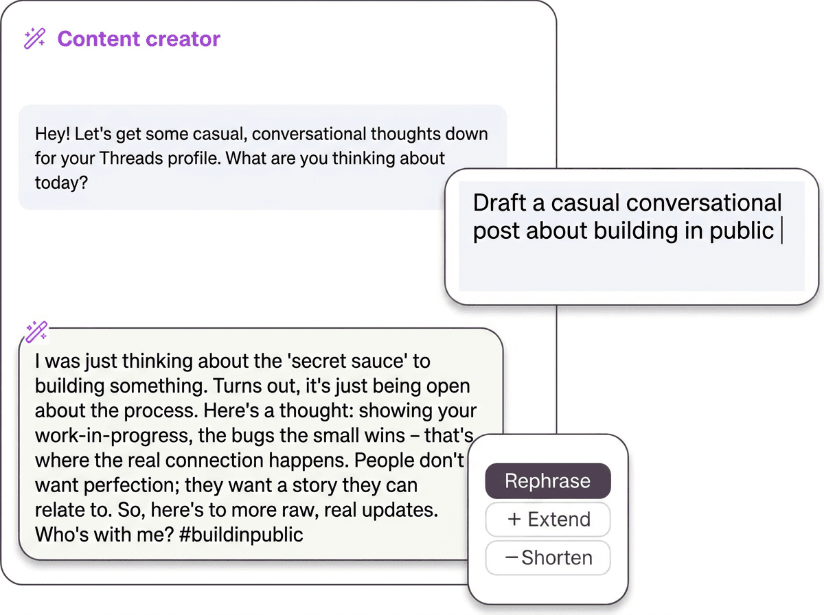 Ideas that sound human, not forced