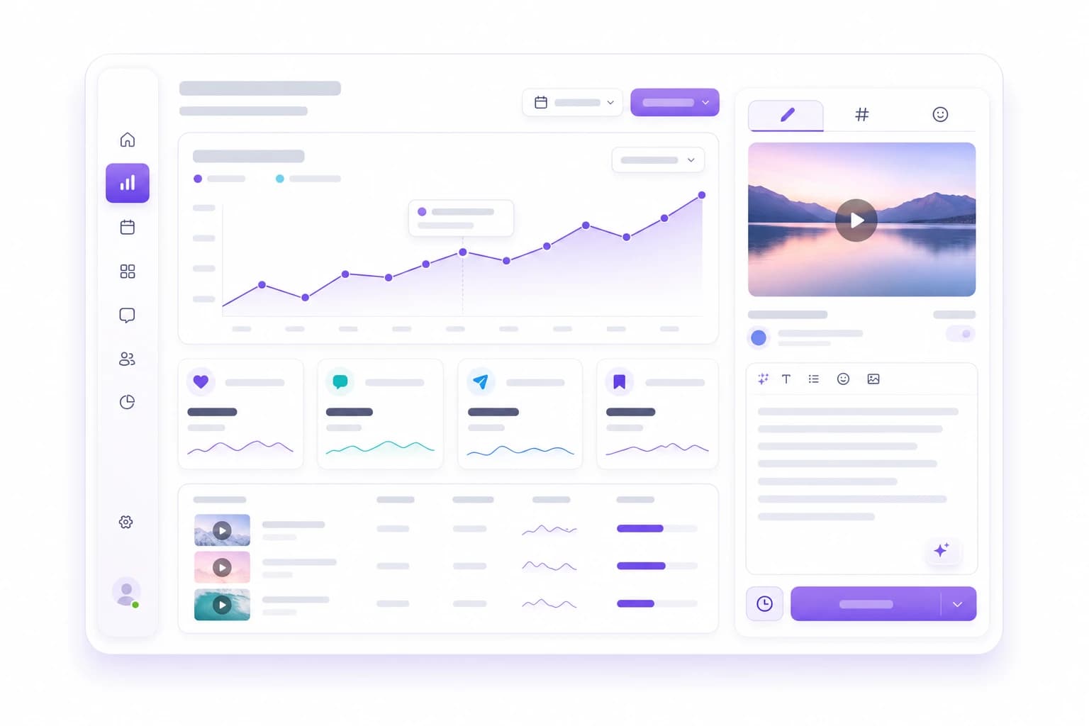 Captions, visuals, and public video analytics